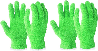 Evridwear Microfiber Plant Dusting Gloves Reusable Leaf Cleaning Glove for Houseplants,Blinds,Furniture and Small Objects