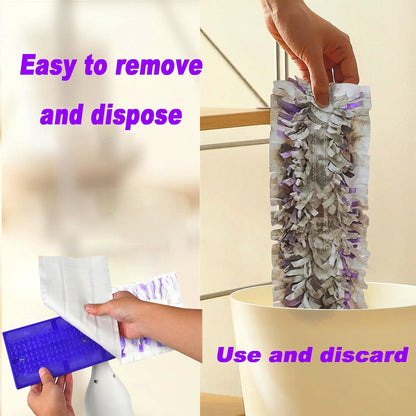 50 Pack Disposable PowerMop Refill Pads for Swiffer Power Mop - 5X Cleaning Power Mop Pads, Compatible with Swiffer Wet Pads Refill, 12 Layers Thickened Durable | Heavy-Duty Absorbent