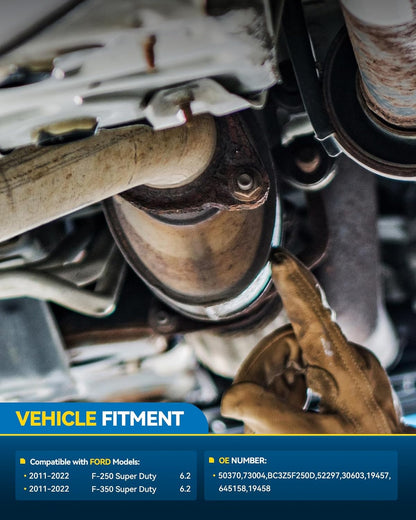 PHILTOP Left and Right Catalytic Converter Replacement For 2005-2010 300 2.7/3.5L V6 RWD, 2006-2010 Charger 2.7/3.5L V6 RWD, 2005-2008 Magnum 2.7/3.5L V6 RWD Replace 55434, 55433 (EPA Compliant) - Colors B