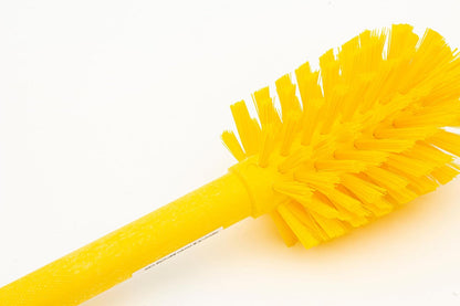 SPARTA Large Water Bottle Brush Ideal for Wide-Mouth Jars, Bottles and Tumblers, Dishwashing Tool with Handle for Home and Commercial Kitchens, Plastic, 12 Inches, White