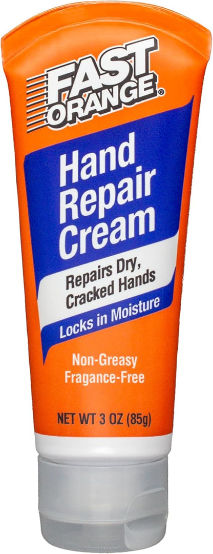 Fast Orange 25108 Pumice Lotion, Heavy Duty Hand Cleaner, Natural Citrus Scent, Waterless Cleaner For Mechanics, Strong Grease Fighter, 7.5 oz