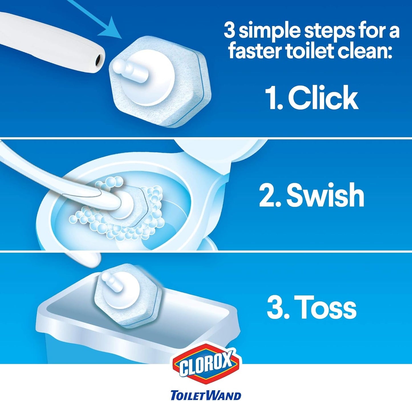 Clorox Wand Heads, 10 Count, Package May Vary