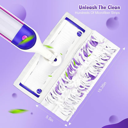 Pure Realm 40 Cout Power Mop Pads Refills for Powermop , Multi-Surface Disposablen swiffer Power Mop Pads，Unscented Spray Cleaning Repalcement Pads Refill