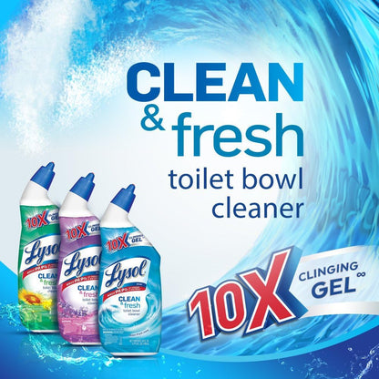 Lysol Cling Gel Toilet Bowl Cleaner, Country Scent, 24-Ounce