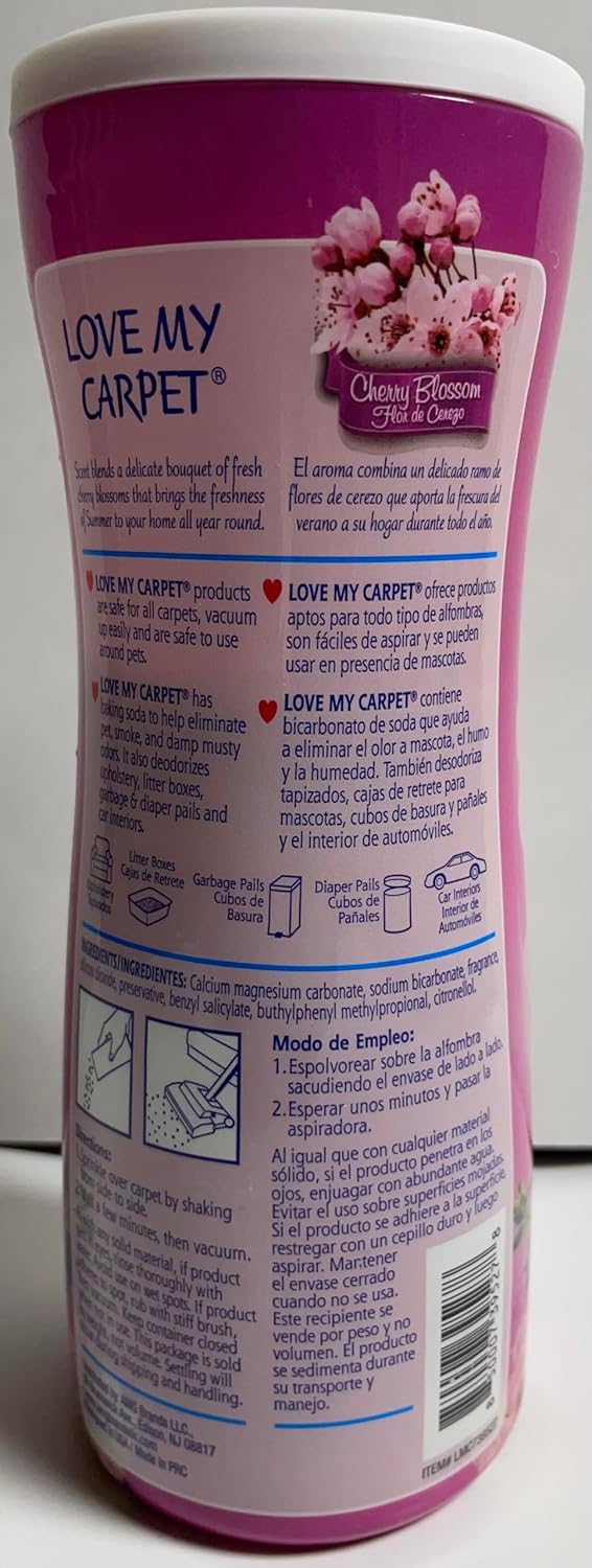 Love My Carpet 2-in-1 Carpet & Room Deodorizer (2-Pack) (cherry blossom, 2)