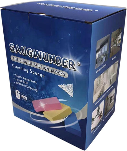 Cleaning Sponge Super Absorbent Water Durable ^~ You Know 17.5×7.5×3.5 cm[6.9 x 3 x 1.38 inches] Use for Household Clean Cars/Boats The dust and Dirt on Furnitures,Bathtubs&etc. (Blue)
