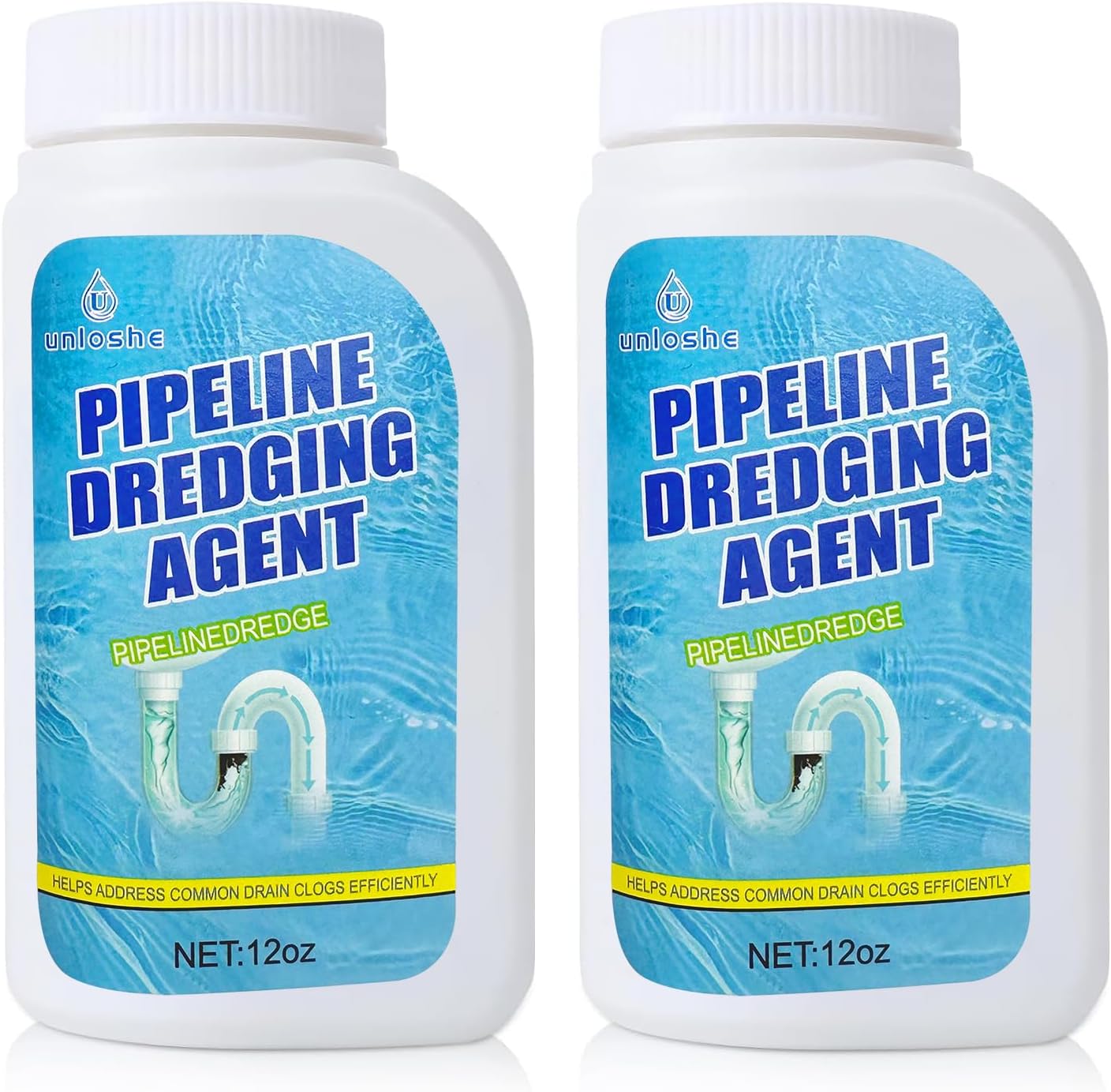 Pipeline Dredging Agent, Drain Clog Remover, Powerful Unclog Sink Drain Cleaner, for Kitchen Bathroom Sinks, Tubs Pipe Cleaning Tool (1PCS)