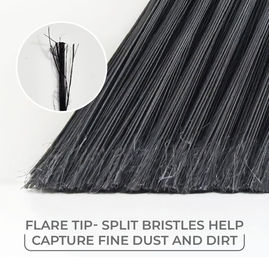 O-Cedar One Sweep Broom with Step-On Dustpan | Remove 99% with One | Lightweight Quiet Cleaning Tool | Ideal for Pet Owners