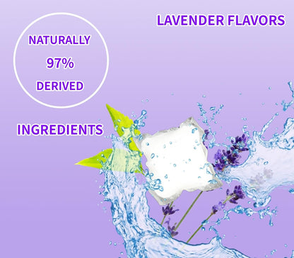 Hard Floor Cleaner,Lavenger Scent 20 Count (1Pack) Made From Natural Ingredients,Safe for All Hard Floors,Perfect for Variety of Mop Buckets (lavender-20)