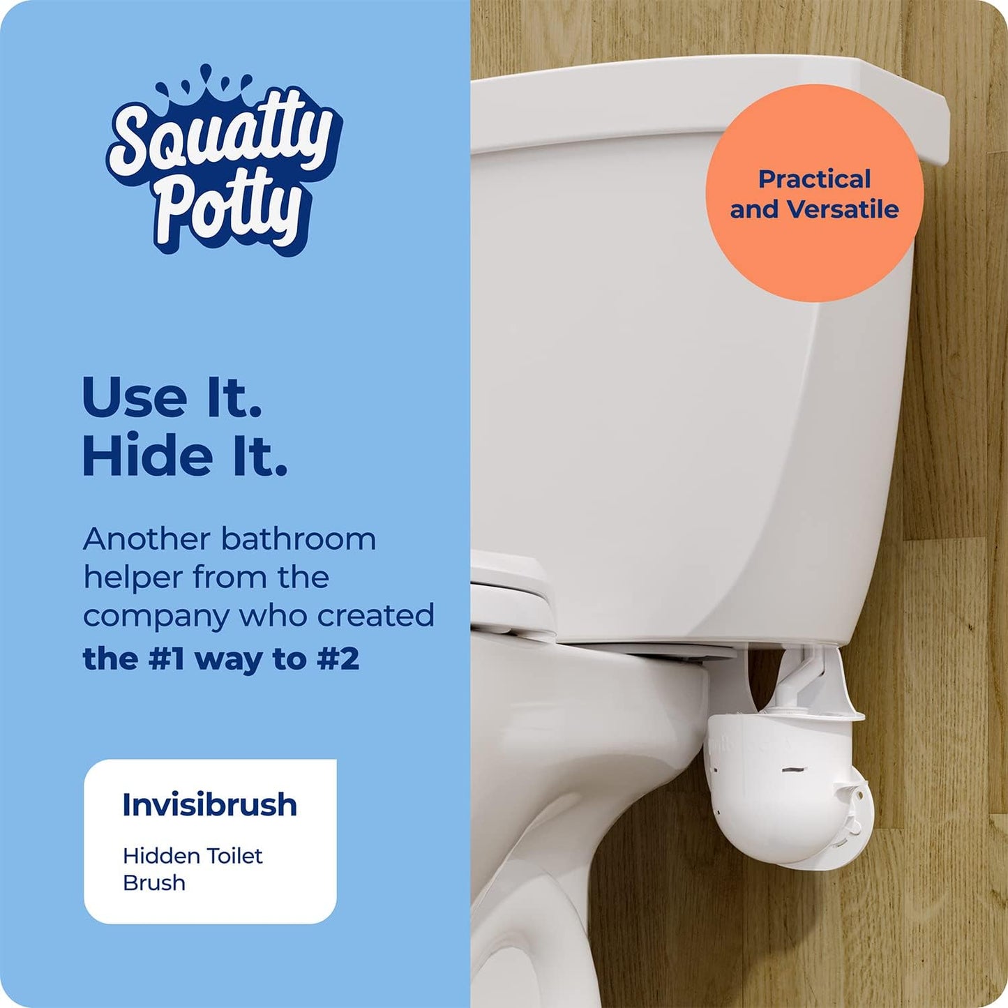 Squatty Potty Invisibrush Hidden Toilet Brush