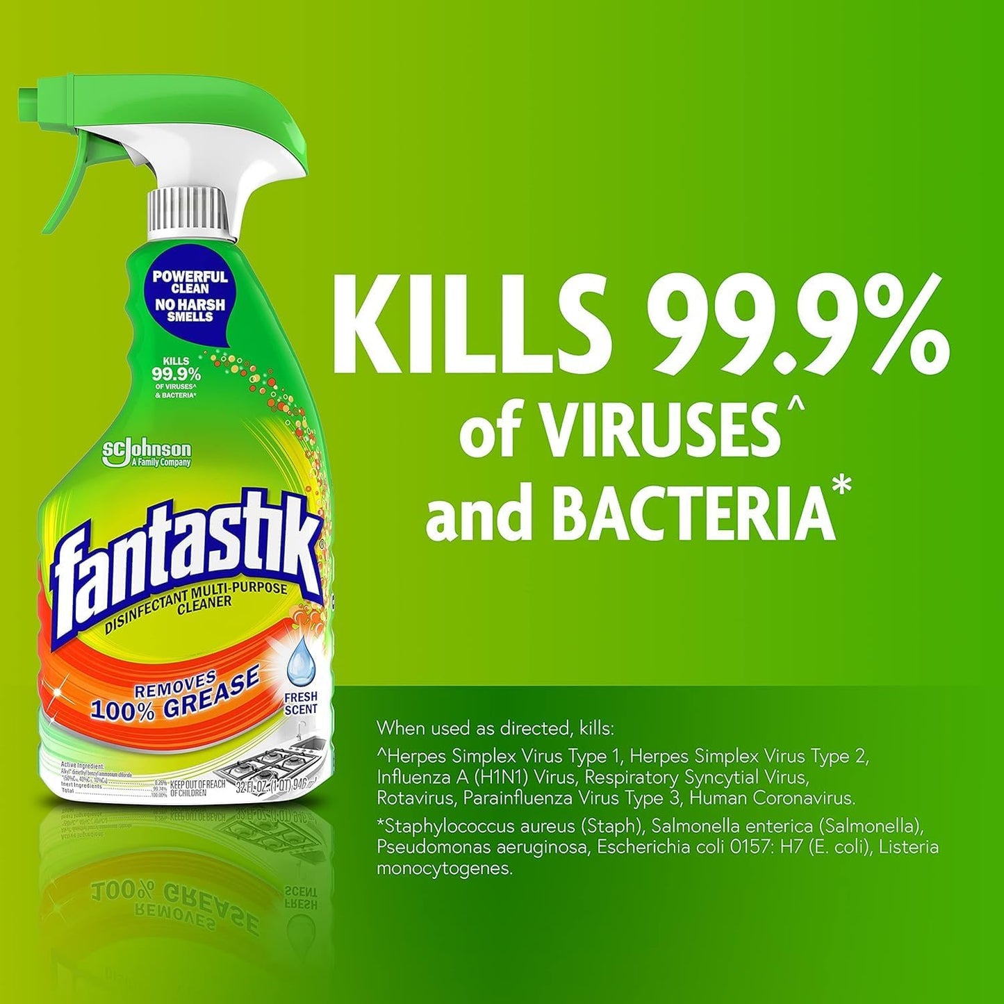 Fantastik All-Purpose Cleaner, with Bleach, 32 Fl Oz