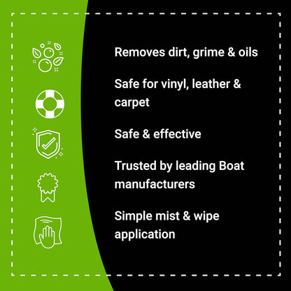 Boat Bling VS-0032 Vinyl Sauce Premium Vinyl and Leather Cleaner, 32 Oz., for Boats, RVs, Powersport Vehicles and More