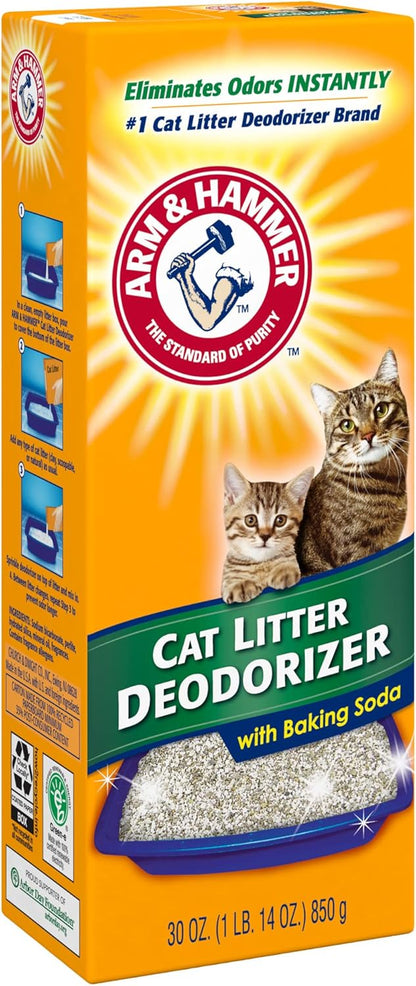 ARM & HAMMER Cat Litter Deodorizer Double Duty, 30 oz, 6 Pack