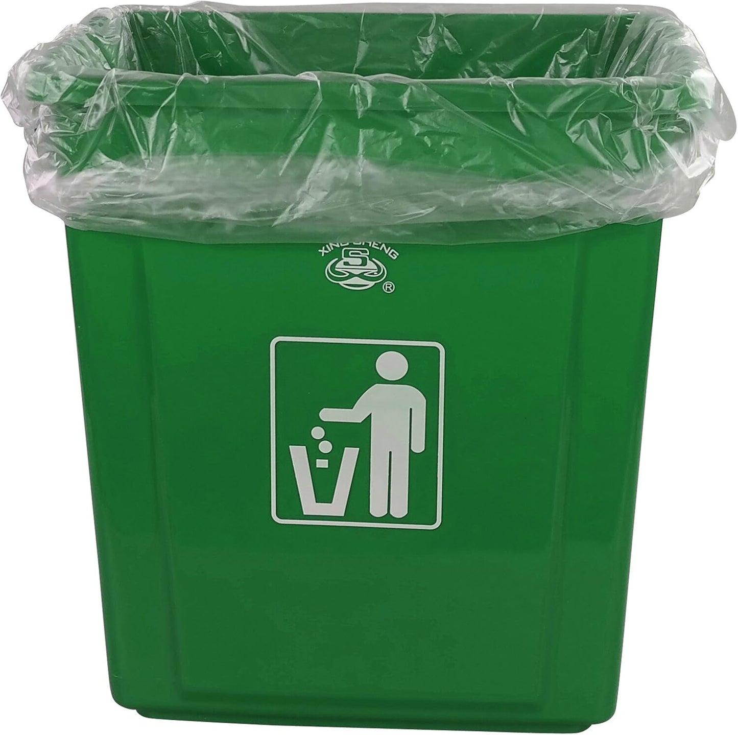 18 Gallon Clear Large Trash Bag, 95 Counts