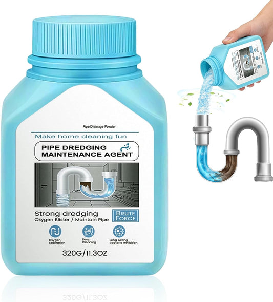Drain Clog Remover Powerful, Sink Drain Hair Clog Remover Cleaner, Strong DrainCleaner for Kitchen, Shower Pipes and Drains