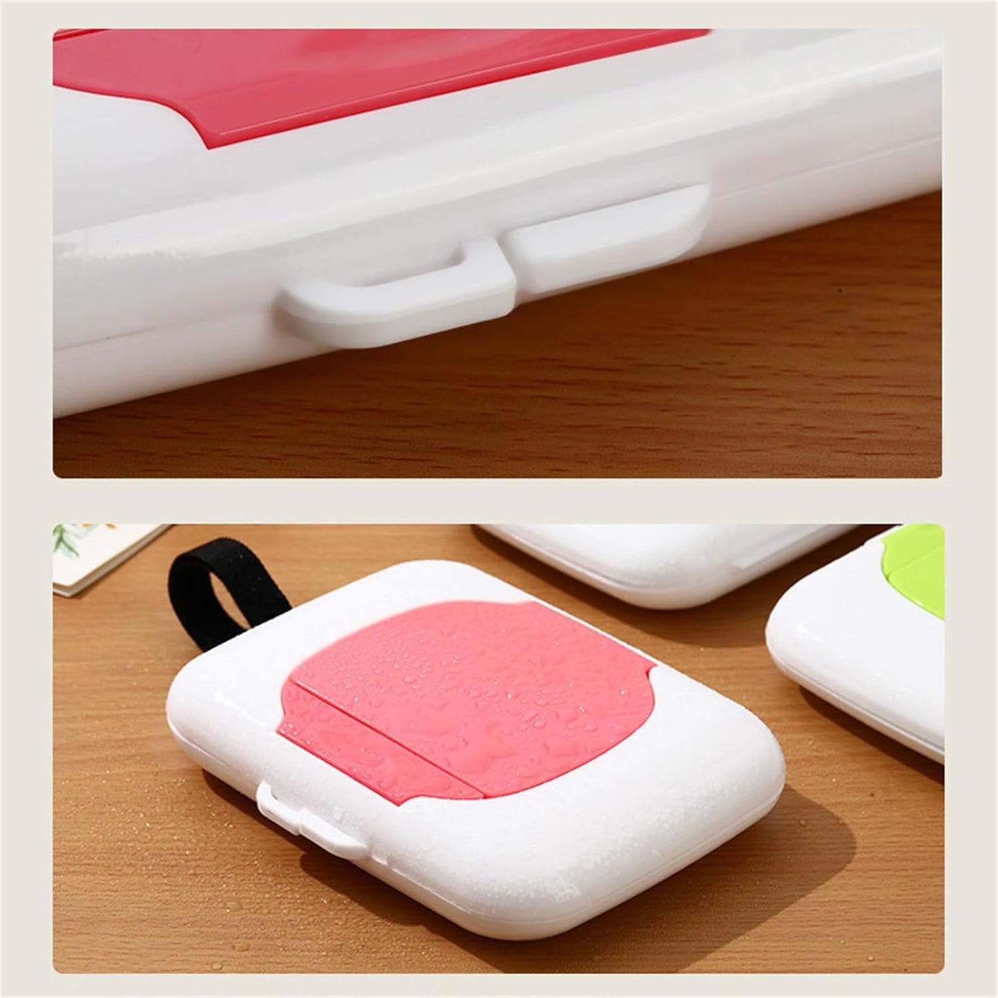 Refillable Wipe Holder Reusable Travel Wet Wipe Container Baby Wipe Hanging Box Case Baby Strollers Wipes Dispensers