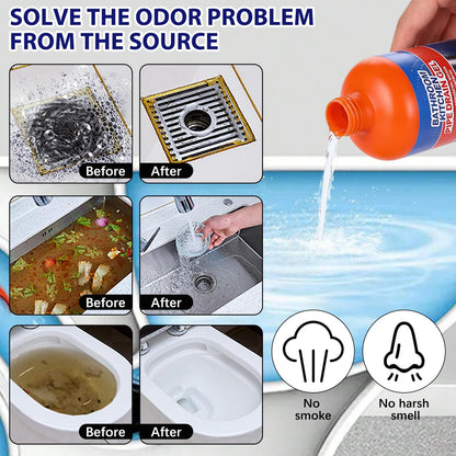Drain Clog Remover, Liquid Plumber Drain Cleaner, Powerful Pipe Opener & Toilet Clog Remover and Cleaner for Shower Pipes, 500ml