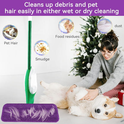 8 Pack Spray Mop Refills Compatible for Libman Freedom Spray Mop, Reusable & Washable 16in Microfiber Floor Cleaning Mop Pads for Spray Mop
