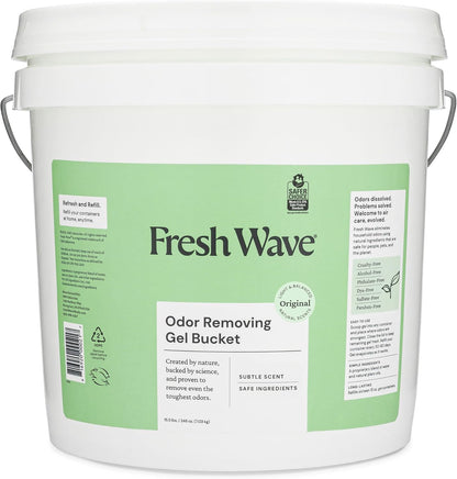Fresh Wave Odor Removing Gel, 7 oz., Pack of 3 - Odor Absorbers for Home, Safer Odor Relief, Natural Plant-Based Odor Eliminator, Every 7 oz. lasts 15-30 Days, For Cooking, Trash & Pets