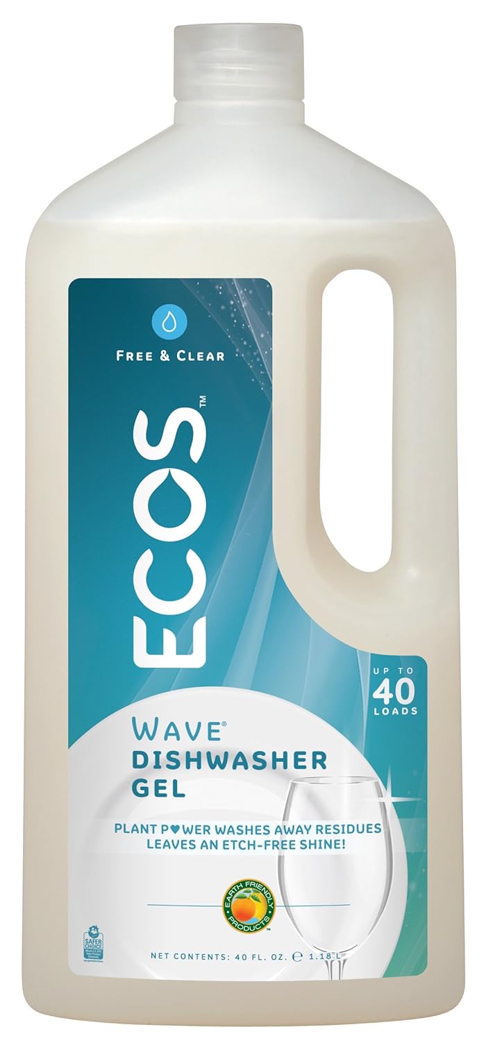 Earth Friendly Products Wave Automatic Dishwashing Liquid, 40 Ounce - 8 per case.