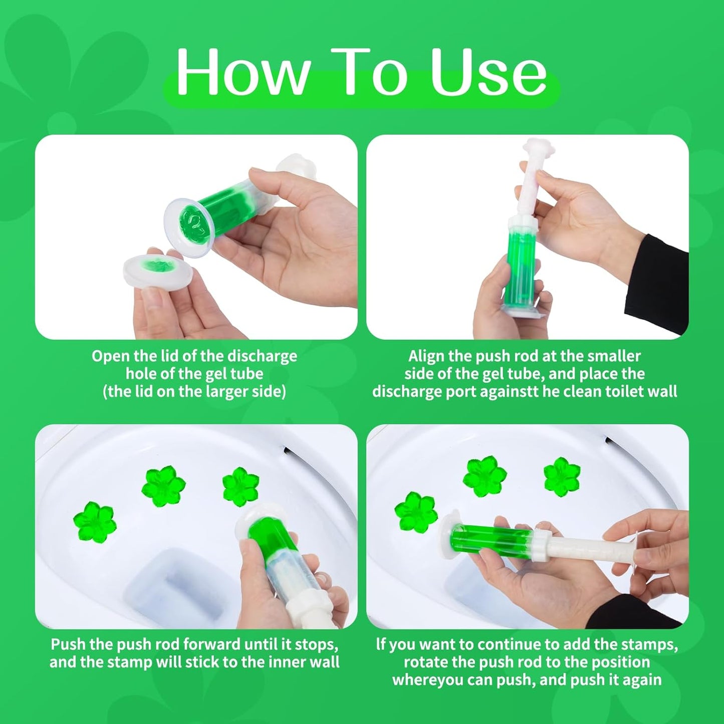YUCO Toilet Gel Stamps Floral Shaped Toilet Bowl Cleaner Gel, Helps to Clean the Toilet, Preventing Urine Stains and Limescale Keeping it Fresh and Clean(Pack of 1, Ocean)