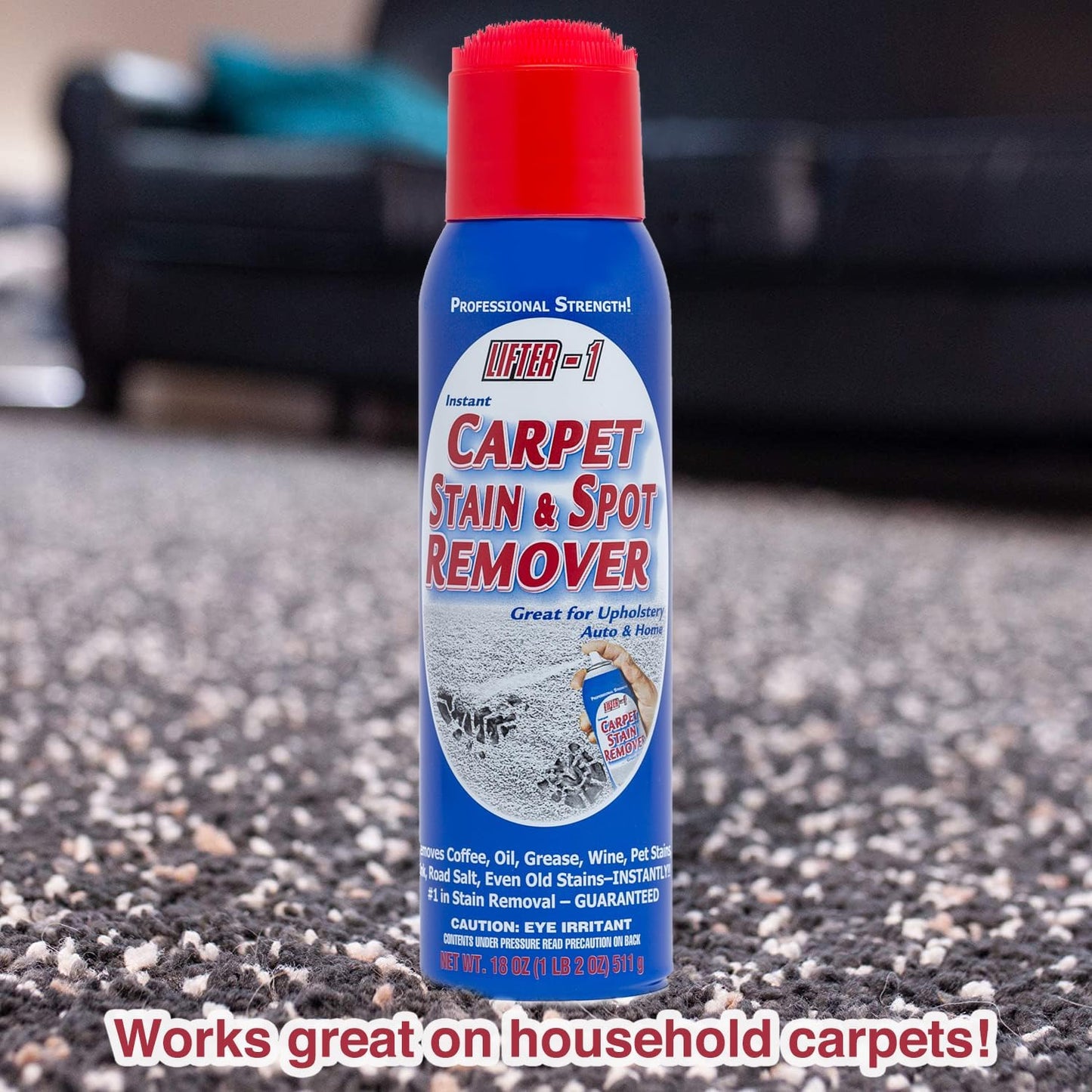 Carpet Spot Remover, Stain and Red wine Remover and Spot Treatment for Oil, Grease, Urine, Cleaning Performance for Rugs, Upholstery, Fabrics Pack of 1