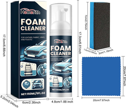 5 OZ (150 ml) Car Multi-Purpose Foam Cleaner, Interior Cleaner, Car Interior Ceiling Leather Seat Power Foam Cleaning