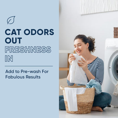Eco Strong Cat Stain And Odor Remover | Enzyme Urine Odor Neutralizer - Stain Remover for Carpet, Litter Boxes, Bedding, and Laundry [Citrus Scent, 32 oz. Spray]