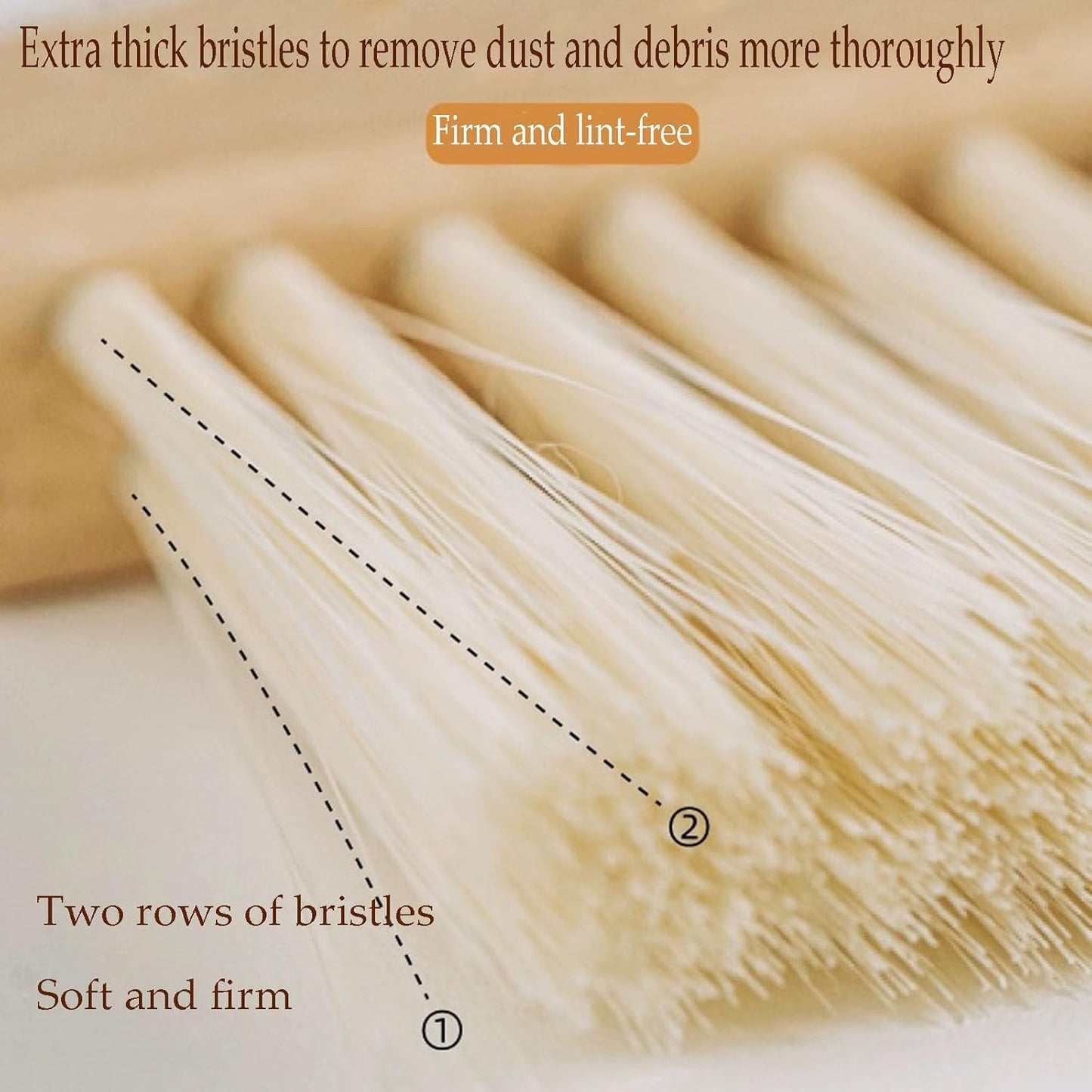 Mini Broom and Dustpan Set Small Metal Dustpan and Brush Set Hand Whisk Broom for Home Office Desktop Sofa Pet Care Household Cleaning (sisal Hemp bristles, White)