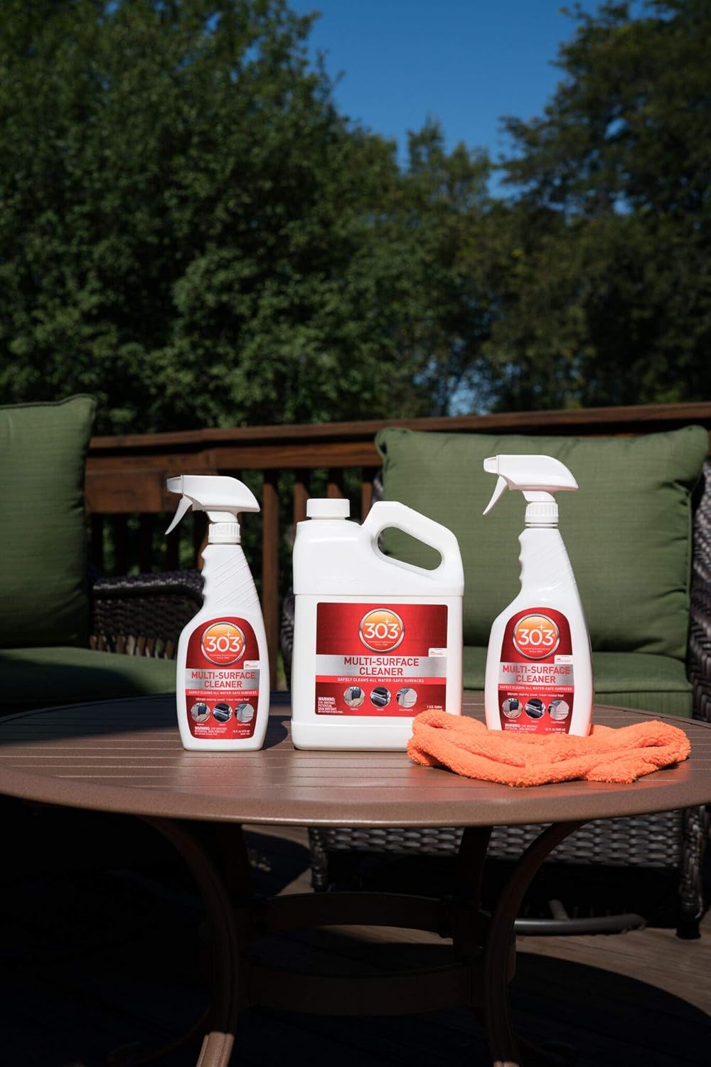 303 Multi-Surface Cleaner - Safely Cleans All Water Safe Surfaces - Ultimate Cleaning Power - Rinses Residue Free - Recommended By Sunbrella, 16 fl. oz. (30445CSR) Packaging May Vary