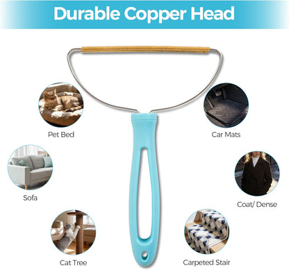 Carpet Rake for Pet Hair Removal, 2026 Upgraded Reusable Pet Hair Remover Broom, 54’’ Adjustable Long Handle Dog & Cat Carpet Rake,2 Pcs Carpet Brush Rake for Rugs, Mats, Couch, Furniture