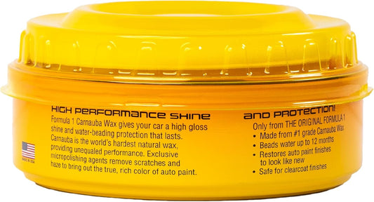 Formula 1 Fast Wax Carnauba Detailing Spray – Car Wax for Natural Gloss – Easy to Use Exterior Detailing Supplies for All Paint Finishes (16 ounce)