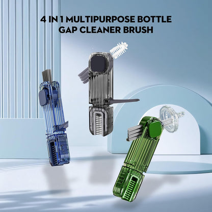 3 in 1 Cup Lid Gap Cleaning Brush Set, Multifunctional Insulation Bottle Cleaning Tools, Mutipurpose Tiny Silicone Cup Holder Cleaner, Home Kitchen Cleaning Tools