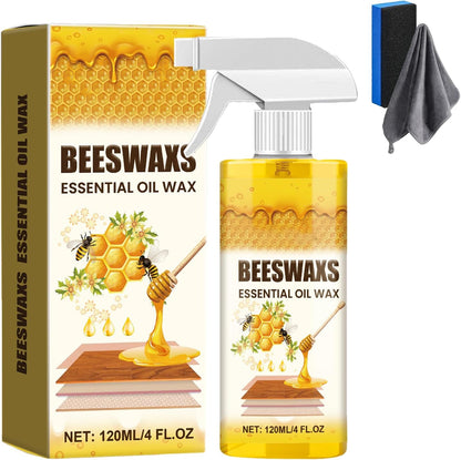 Natural Beeswax Repairing And Care Spray, Beeswax Wood Polish, Bees Wax Furniture Polish And Cleaner, Beeswax Spray, Restores Shine & Removes Scratches, For Wood, Furniture (1PC)