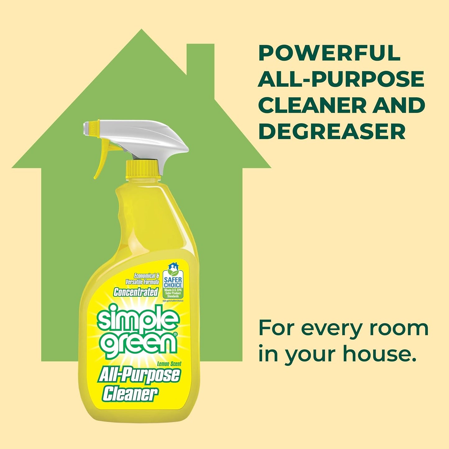 Simple Green AllPurpose Cleaner, 32 Fl Oz (Pack of 3), Original