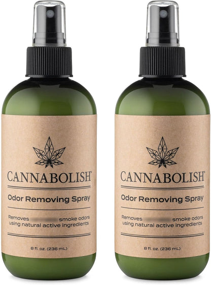 Cannabolish Lavender Smoke Odor Eliminator Spray and Air Freshener, 8 fl. oz, Natural Ingredients (Pack of 2)