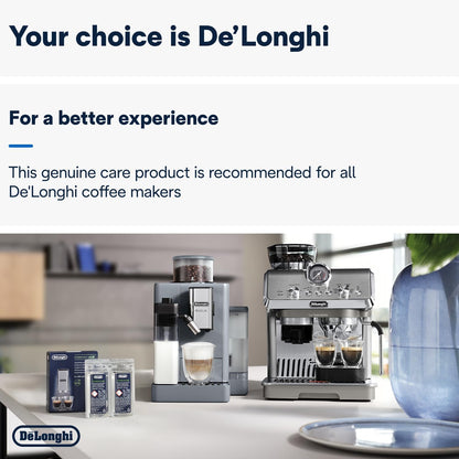 De'Longhi EcoDecalk Descaler, Universal Descaling Solution for Coffee & Espresso Machines, 16.90 oz (5 uses)