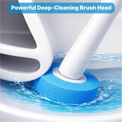 CiLoN 24 Count Carry Detergent Disposable Toilet Brush Wand Refill Pads. 5-Layer Rich Foam Toilet Bowl Cleaning Sponge Head Refills. Pre-Loaded Ocean Breeze Disposal Scrubbing Pads. 24pcs-Value Pack
