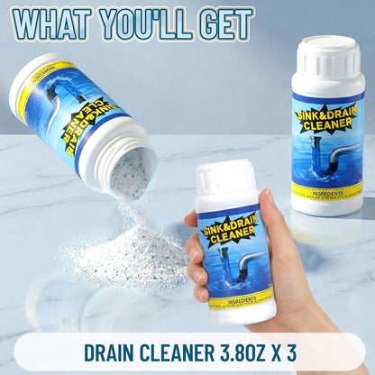 Drain Cleaner Shower Sink Cleaner New - Powerful Pipeline Dredging Agent, Kitchen Unblocker, Sink and Drain Cleaner for Kitchen Toilet（6PCS）