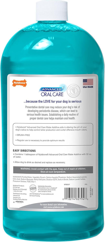 Nylabone Advanced Oral Care Pet Dental Foam Tartar Remover & Breath Freshener for Dogs, Dog Teeth-Cleaning, 4 oz.