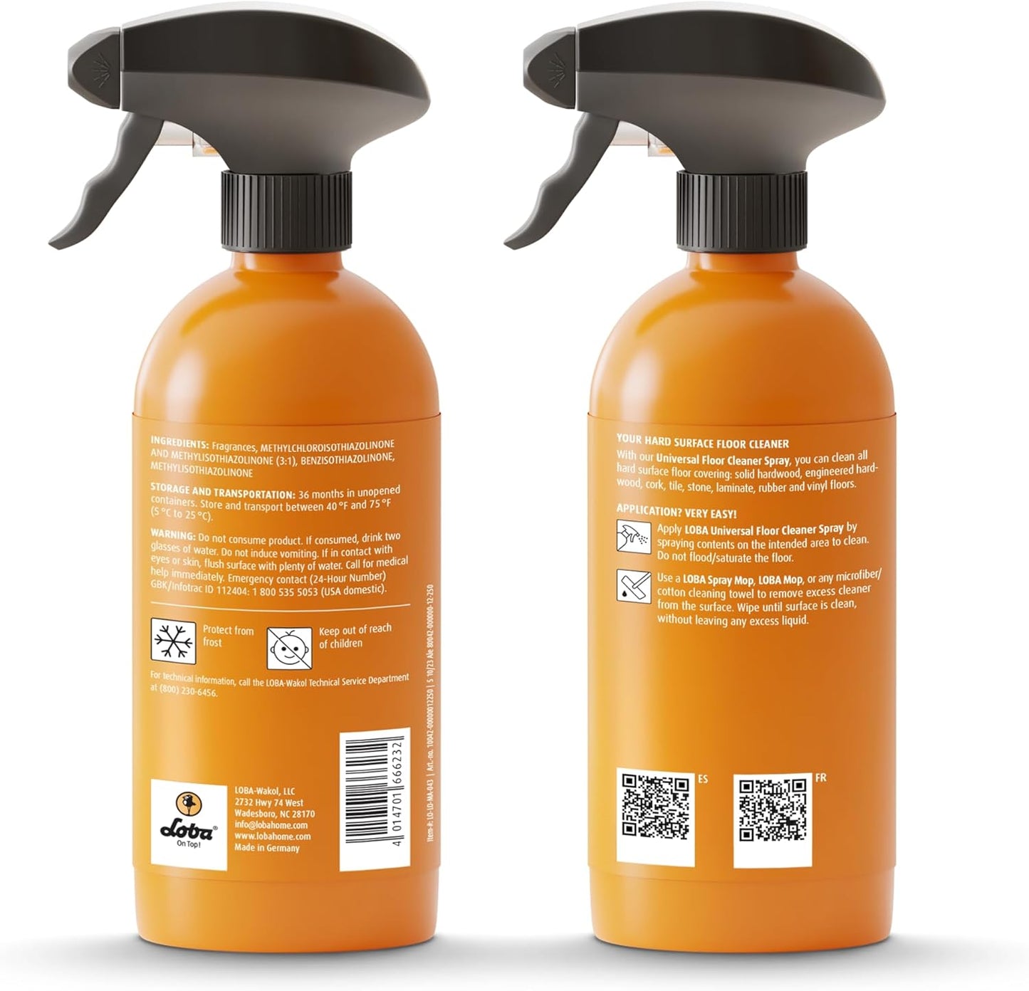 LOBA Universal Floor Cleaner Spray, 16 fl. oz. - 2 pack