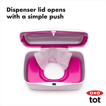 OXO Tot Perfect Pull Wipes Dispenser, Pink