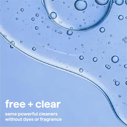 Method Super Shine Liquid Dish Soap Refill, Powered by Enzymes, Free + Clear, Unscented, 48 fl oz