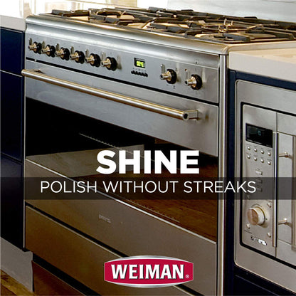 Weiman Stainless Steel Cleaner & Polish Aerosol, 17 fl oz