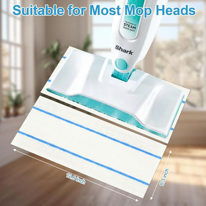 Flammi Semi-Disposable Microfiber Mop Pads Compatible with Shark S1000 S1000A S3250 S3251 S3101 SK410 SK435CO SK460 SK140 SK141, 16 Pack