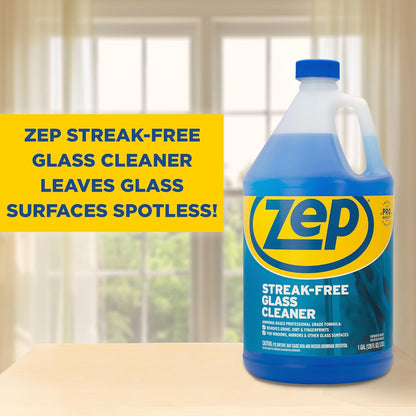 Zep, ZU1120128, Streak-Free Glass Cleaner, 128 ounce