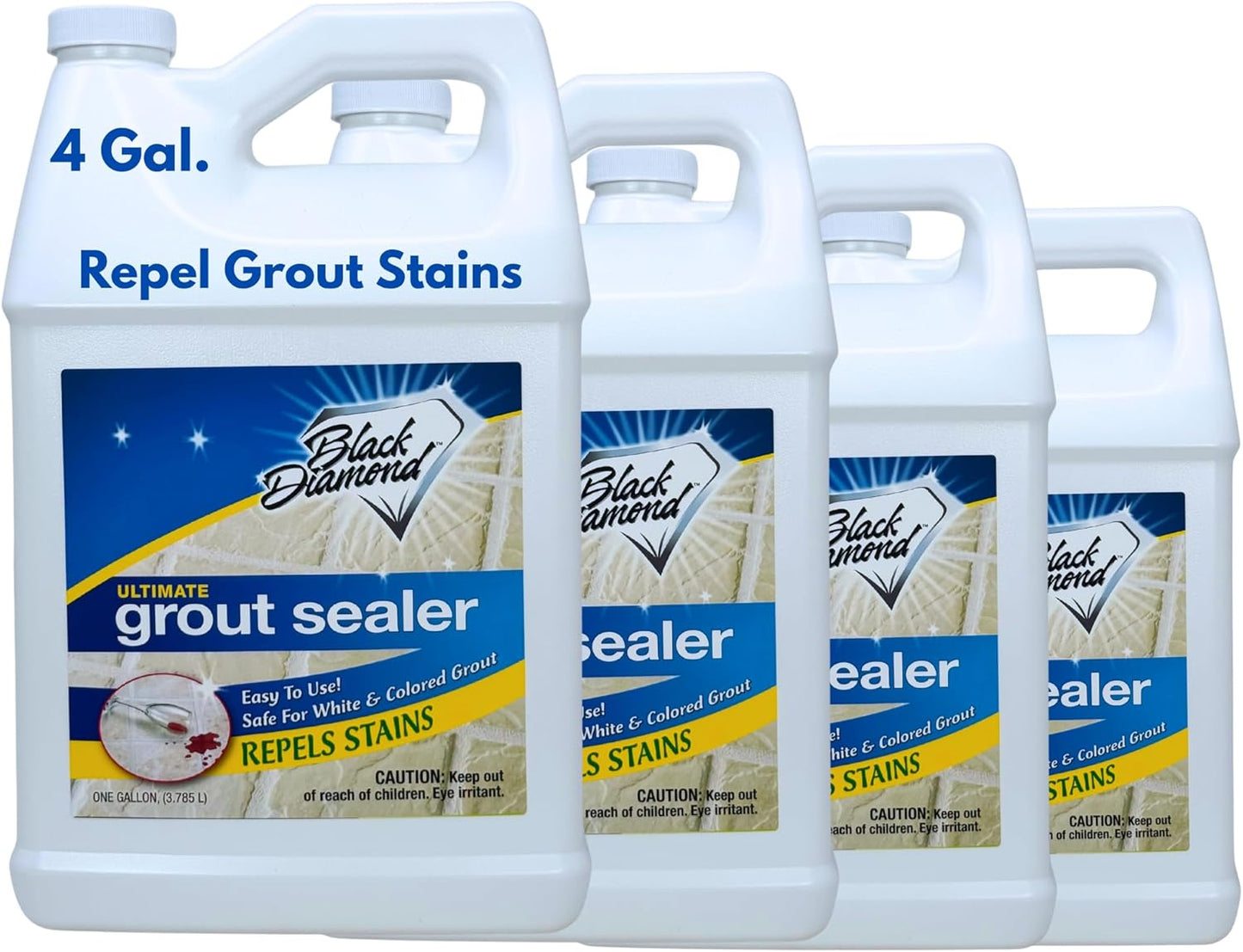 ULTIMATE GROUT SEALER – Professional Strength Tile, Stone & Grout Protection for Showers, Floors & Backsplashes | Easy-Clean, Stain & Moisture Repellent – Low Odor Contractor Grade (Quart)