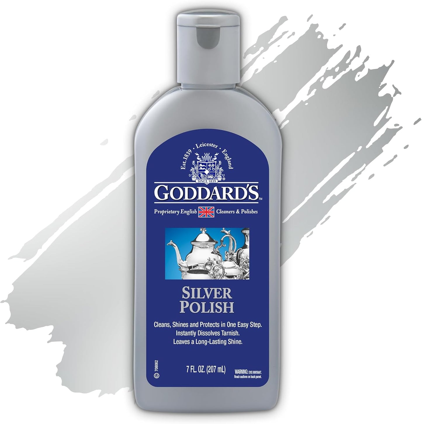 Goddard’s Silver Polish Foam – Silver Jewelry Cleaner for Antiques, Accessories, Ornaments & More – Silver Cleaner for Silverware Protection – Tarnish Remover for Jewelry w/Sponge Applicator (6 oz)