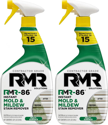 RMR-86 Instant Mold and Mildew Stain Remover Spray - Scrub Free Formula, 32 Fl Oz