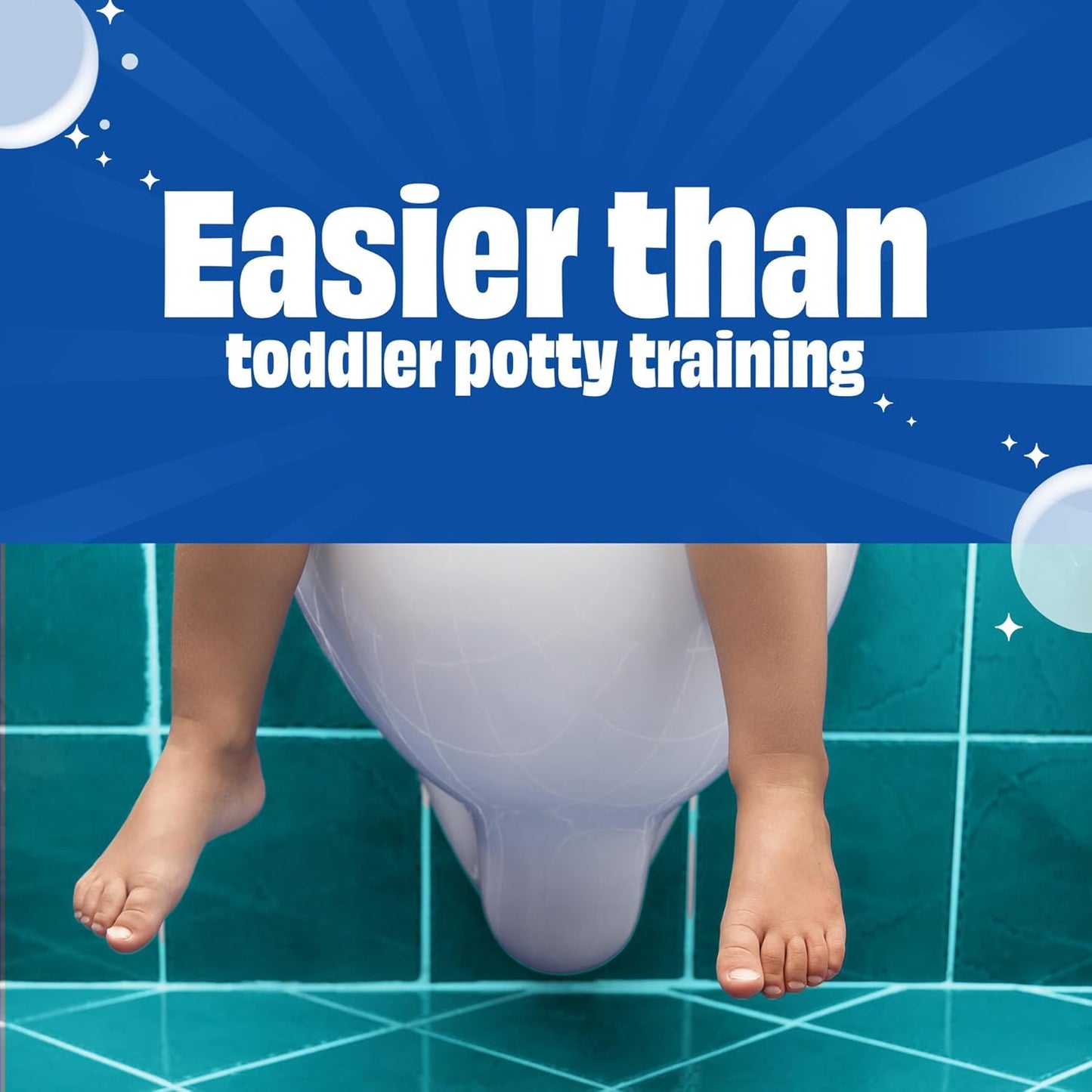 Scrubbing Bubbles Easy Clean Foaming Toilet Bowl Cleaner, Easy Toilet Drop In Powder Pouches, 100g (5 Pouches)